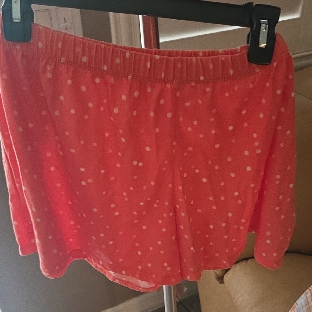 Pink Polka Dot Lounge Sleep Shorts